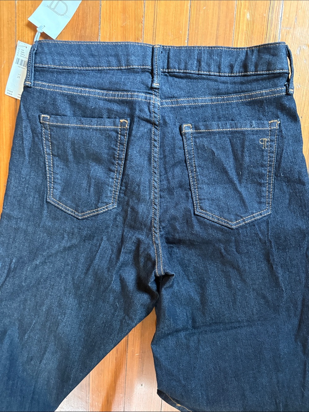 Pilcro extra wide leg Jeans in Dark Indigo - Picture 5 of 7